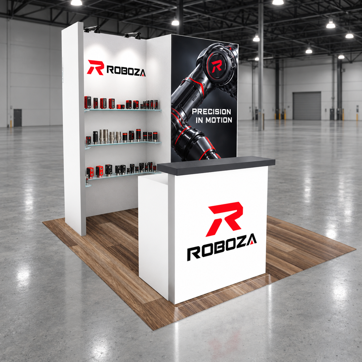 Robotics & Automation 10x10 Trade Show Booth Inline Design