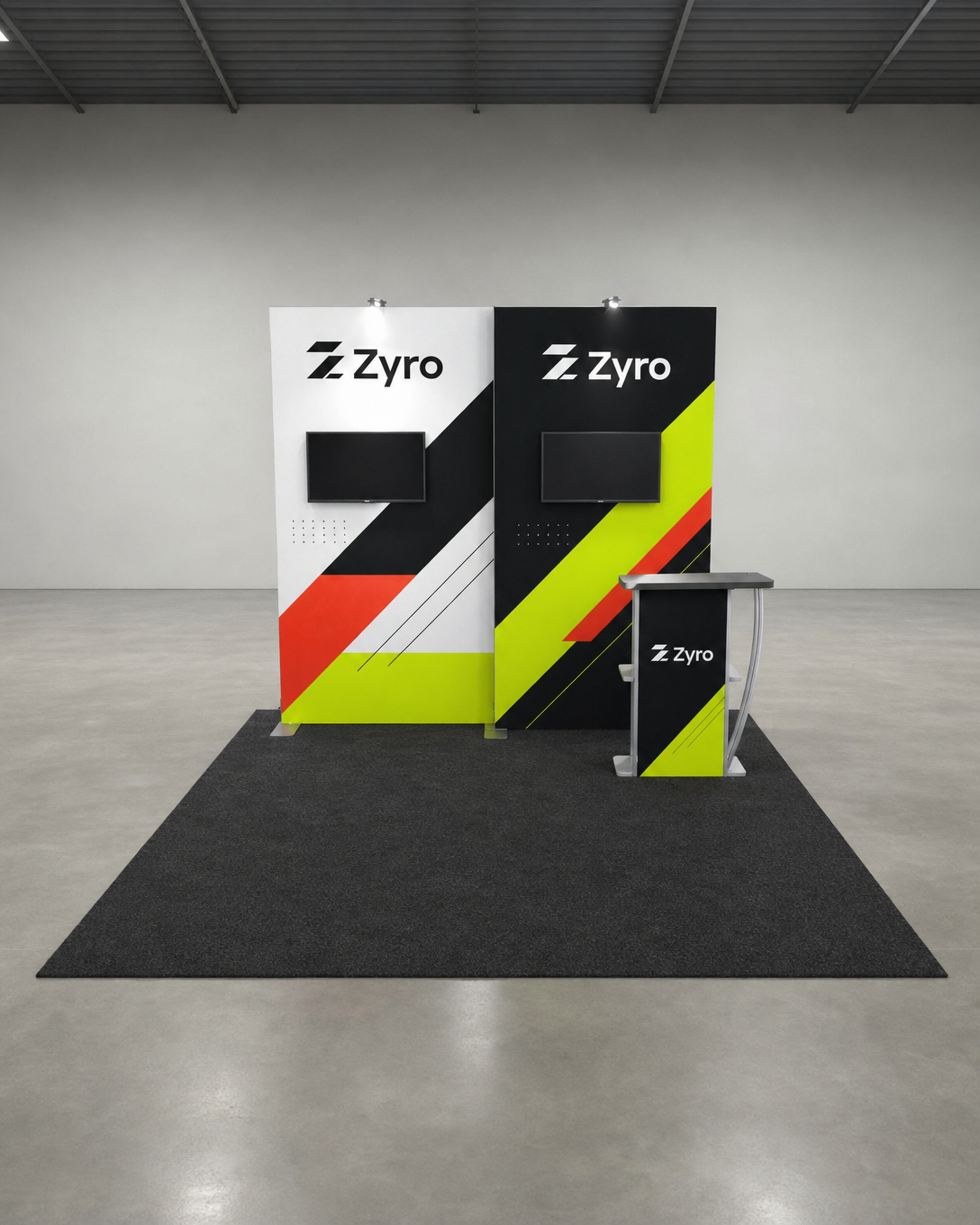 Fitness & Sports 10x10 Trade Show Booth Inline Design