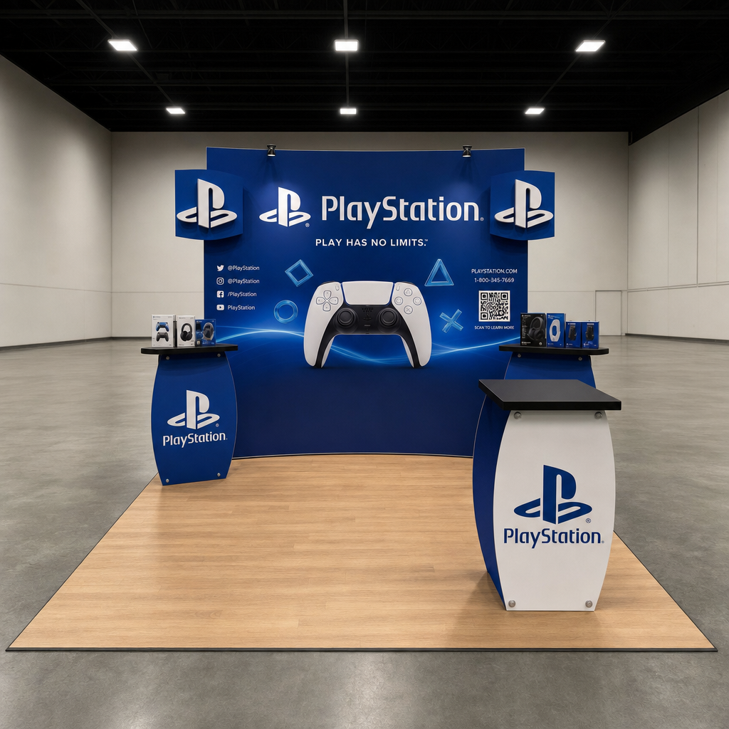 Toys, Games, & Hobby 10x10 Trade Show Booth Inline Design