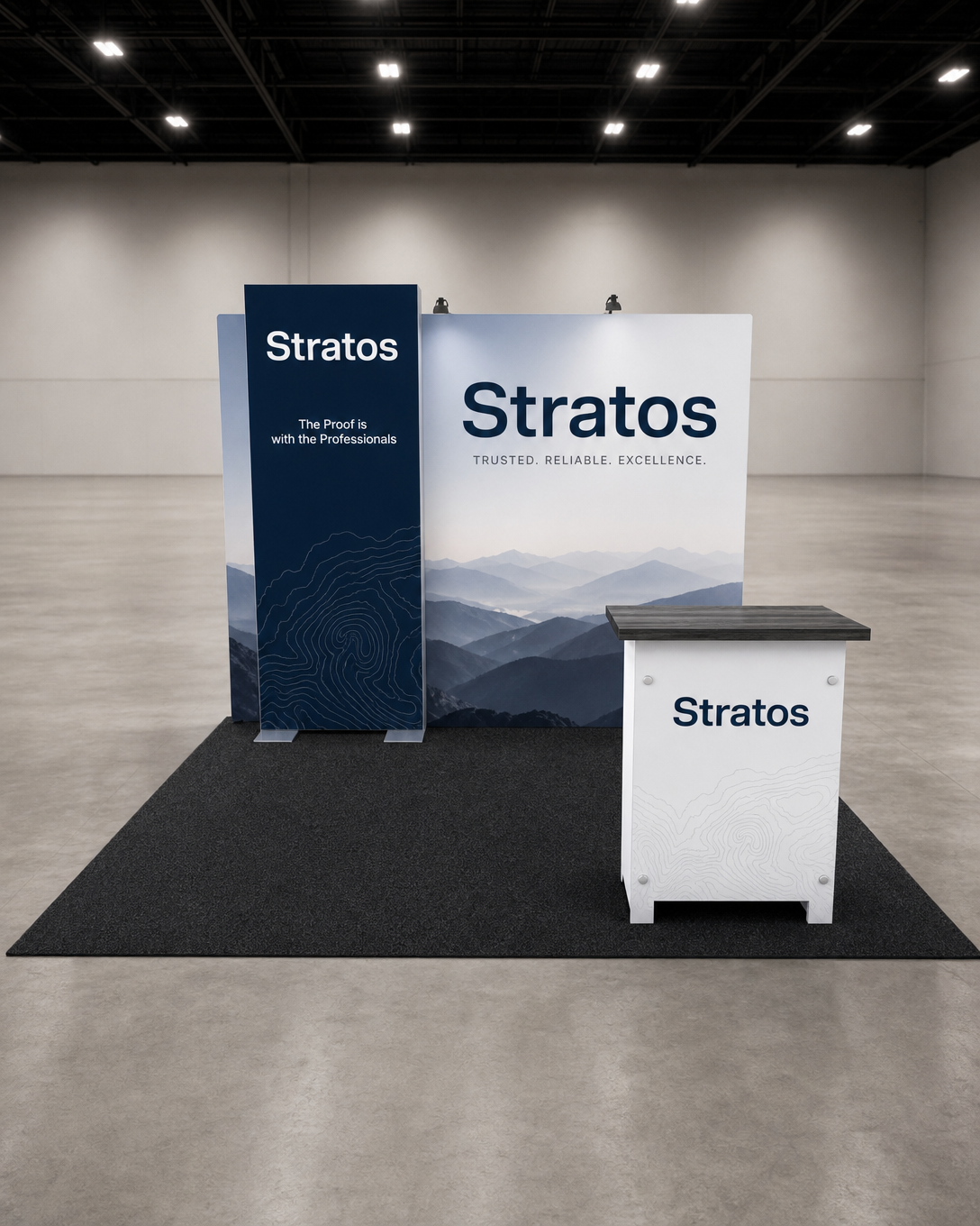 Aerospace & Aviation 10x10 Trade Show Booth Inline Design