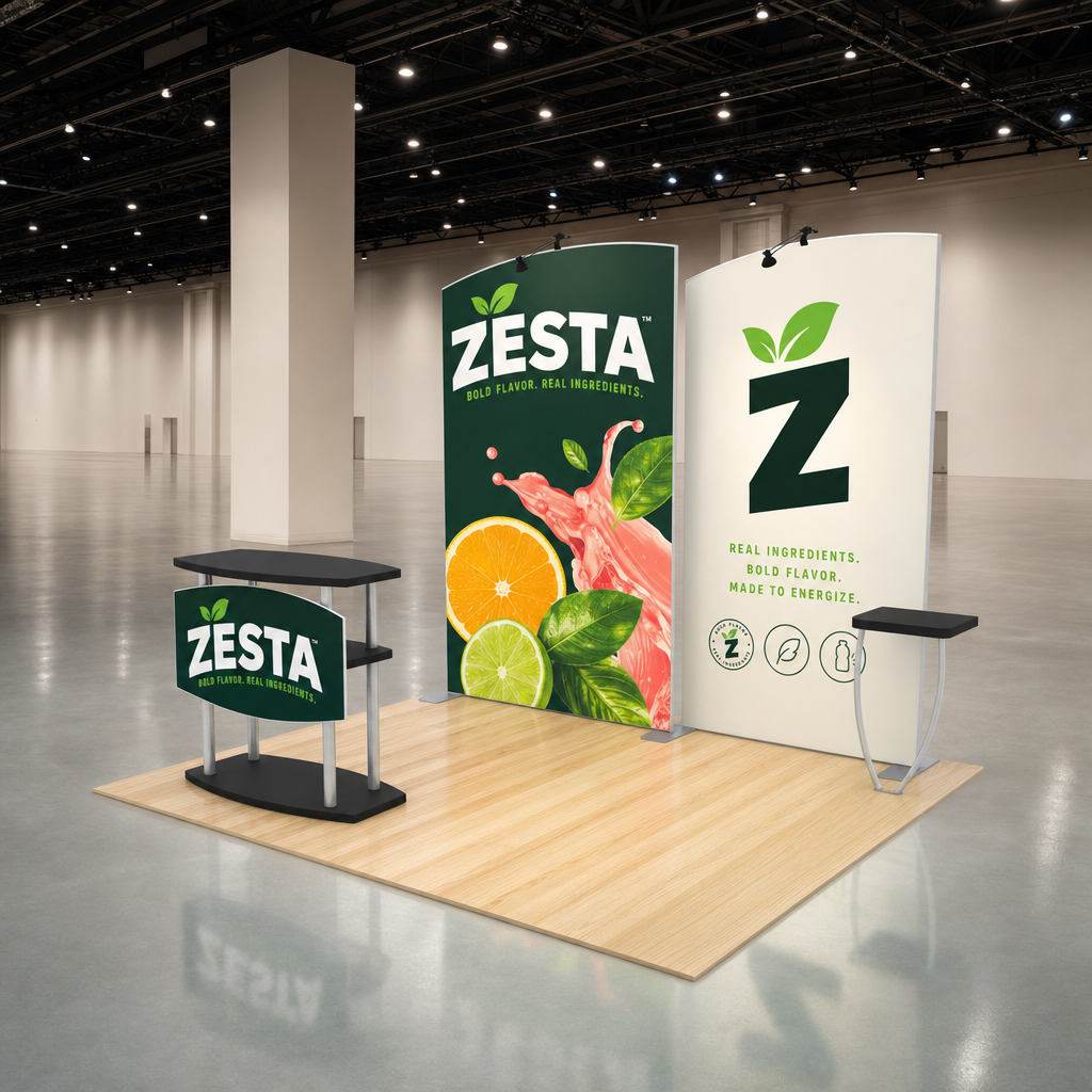 Food & Beverage Trade Show Booth 10x10 Inline